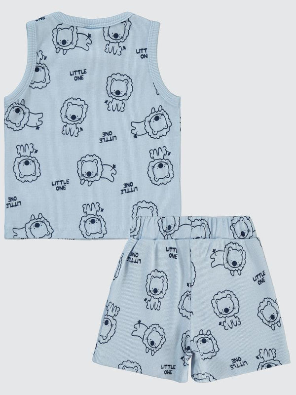 Civil Baby Aslan Empirmeli 6-18 Ay Takım - Mavi