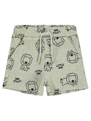 Civil Baby Aslan Empirmeli 6-18 Ay Şort - Gri