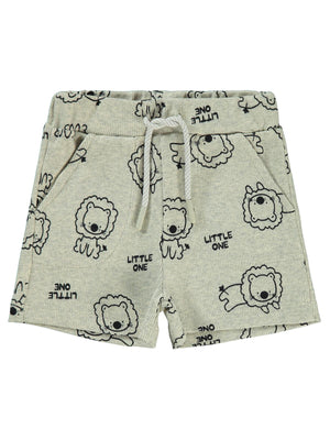 Civil Baby Aslan Empirmeli 6-18 Ay Şort - Gri