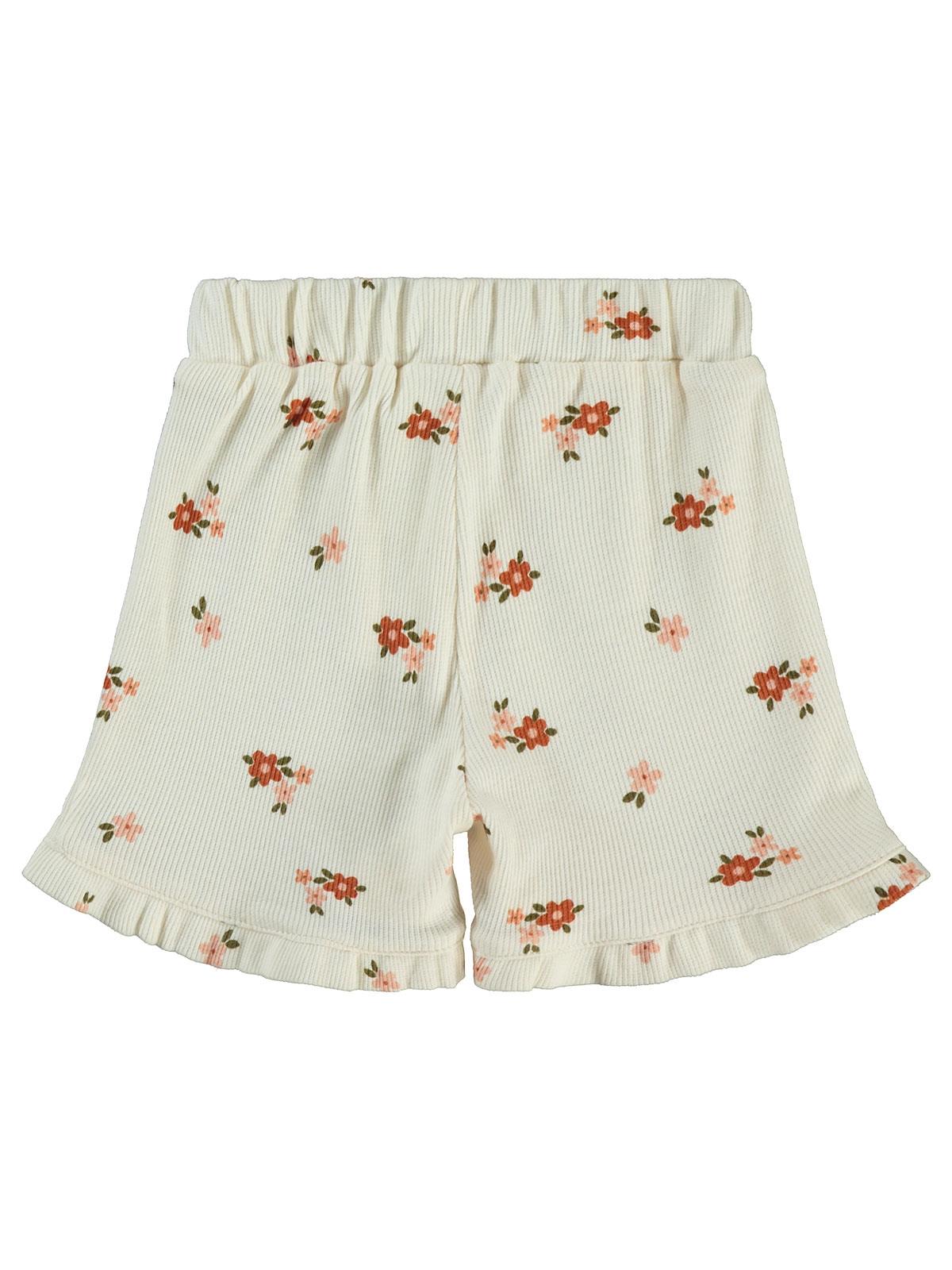 Civil Baby Mini Çiçek Empirme 6-18 Ay Şort - Fil Dişi