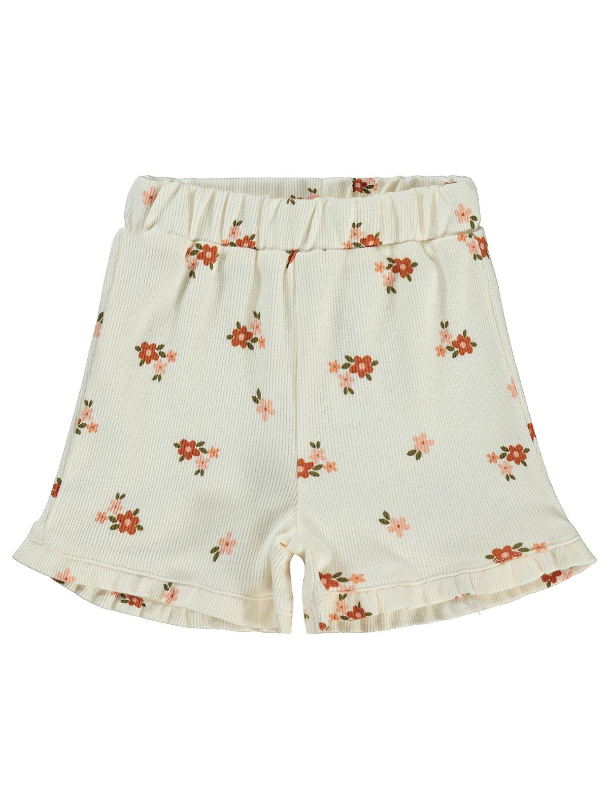 Civil Baby Mini Çiçek Empirme 6-18 Ay Şort - Fil Dişi