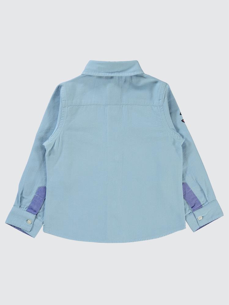 Pierre Cardin Garnili 2-5 Yaş Gömlek - Mavi