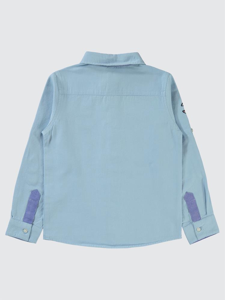 Pierre Cardin Garnili 10-12 Yaş Gömlek - Mavi