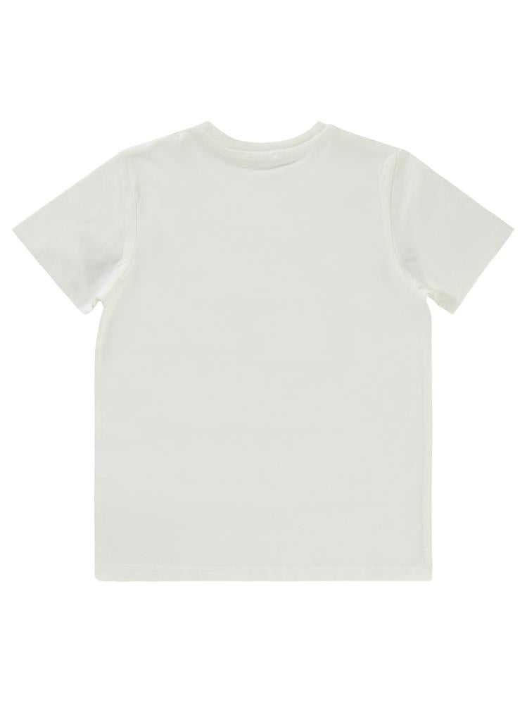 Civil Boys Dream Beach Baskılı 6-9 Yaş Tişört - Ekru