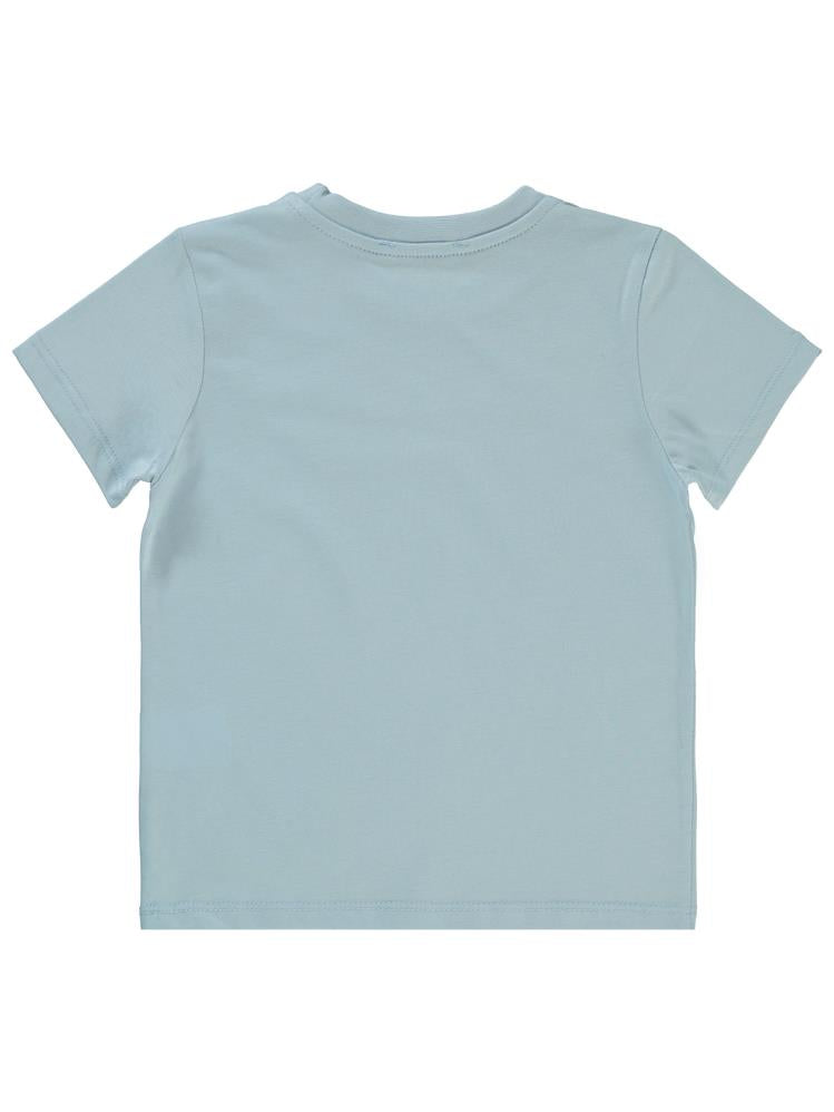 Civil Boys Vroom Baskılı 2-5 Yaş Tişört - Mavi