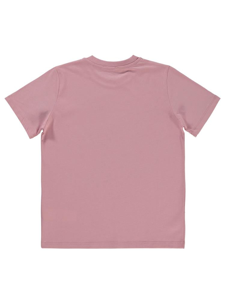 Civil Boys Posıtıve Bisiklet Baskılı 10-13 Yaş Tişört - Pembe
