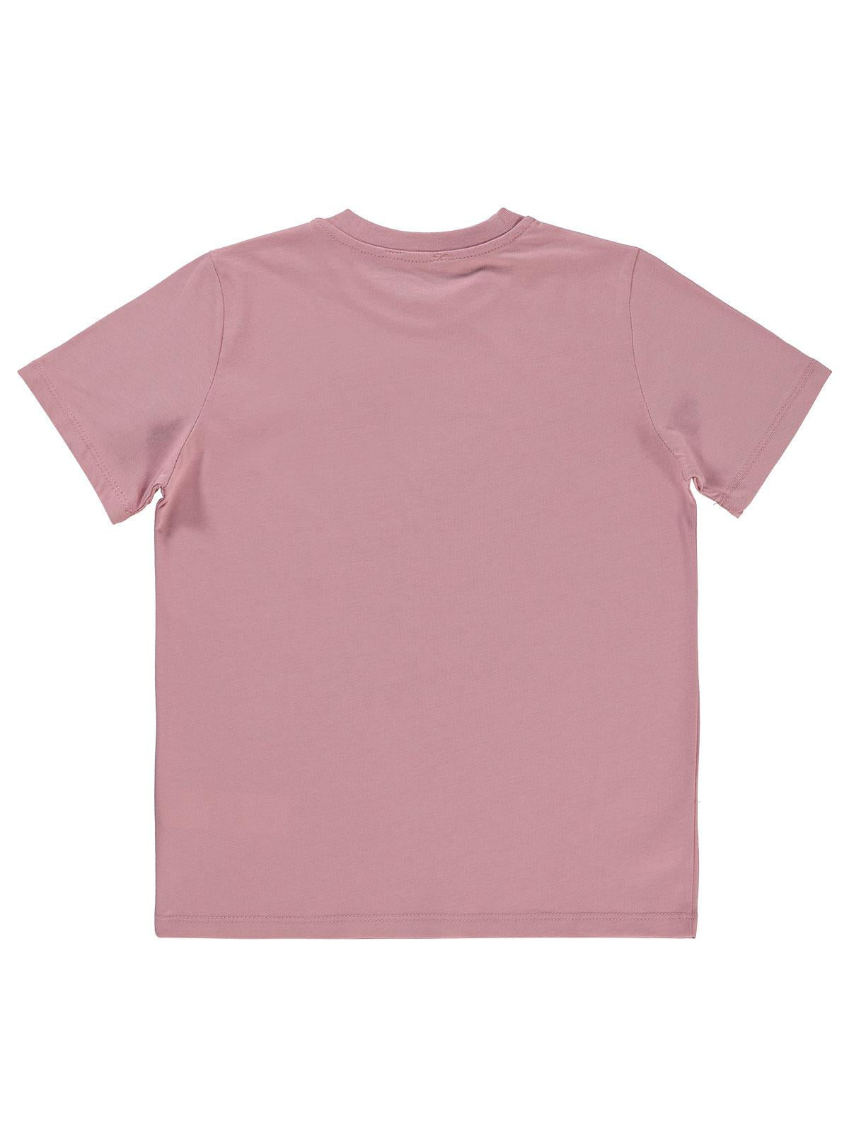 Civil Boys Posıtıve Bisiklet Baskılı 10-13 Yaş Tişört - Pembe