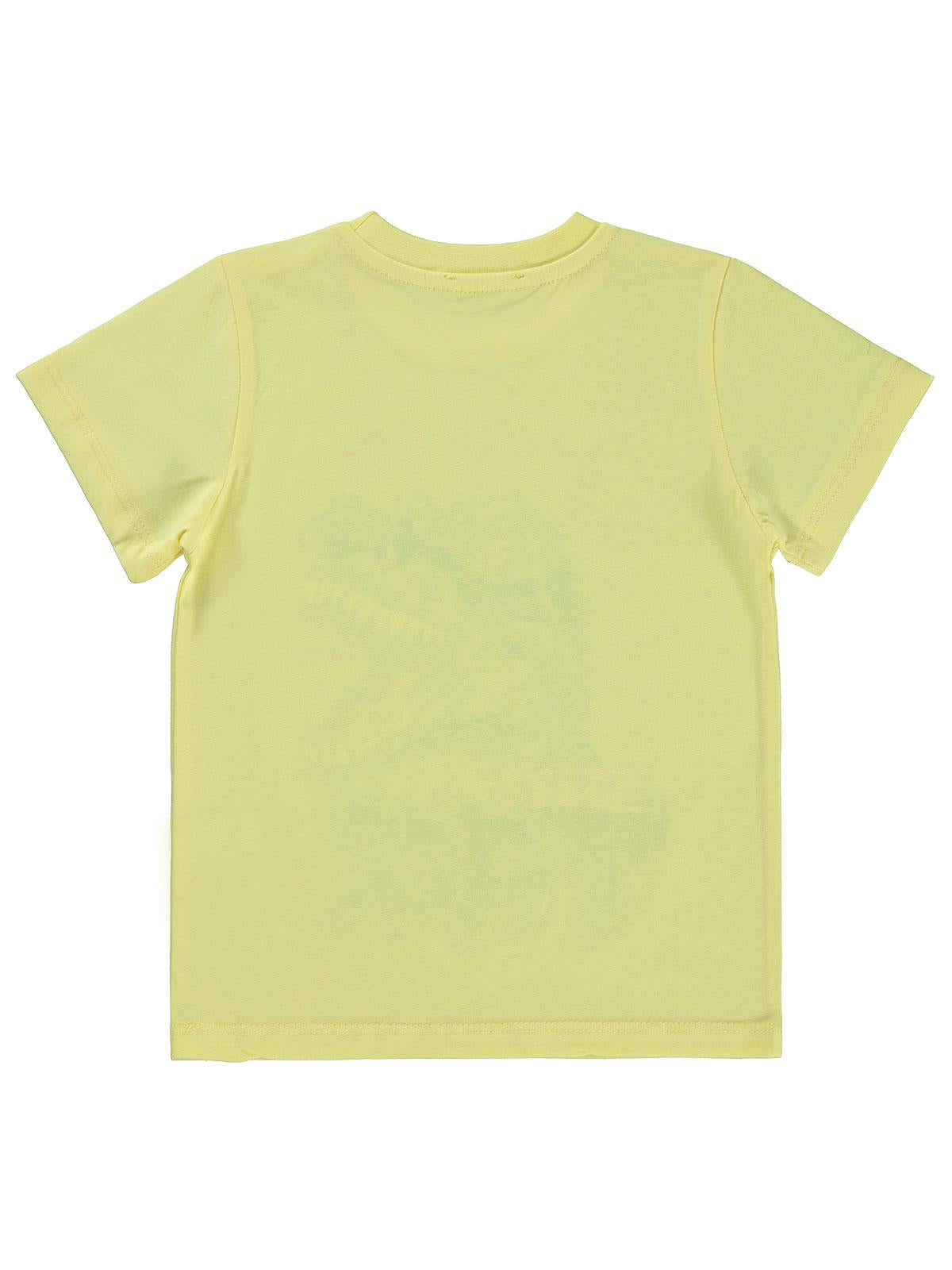 Civil Boys Trex Baskılı 2-5 Yaş Tişört - Sarı