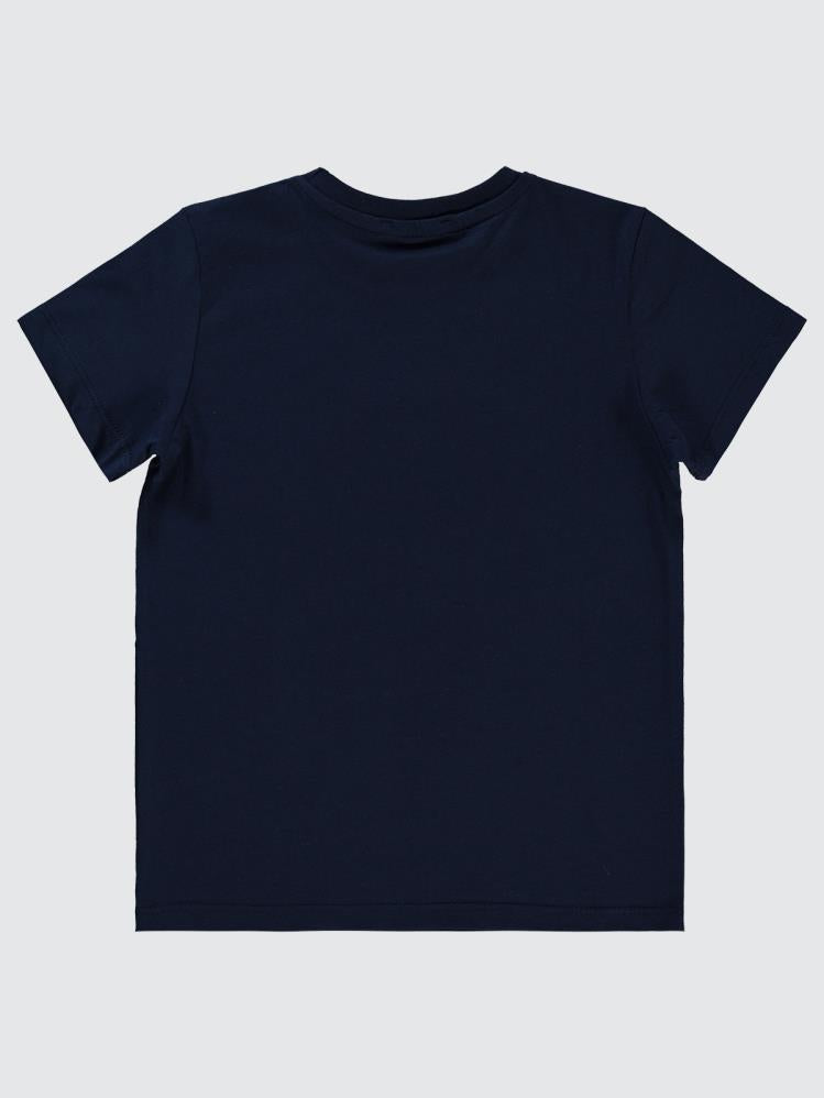 Civil Boys Astronot Baskıl 6-9 Yaş Tişört - Lacivert