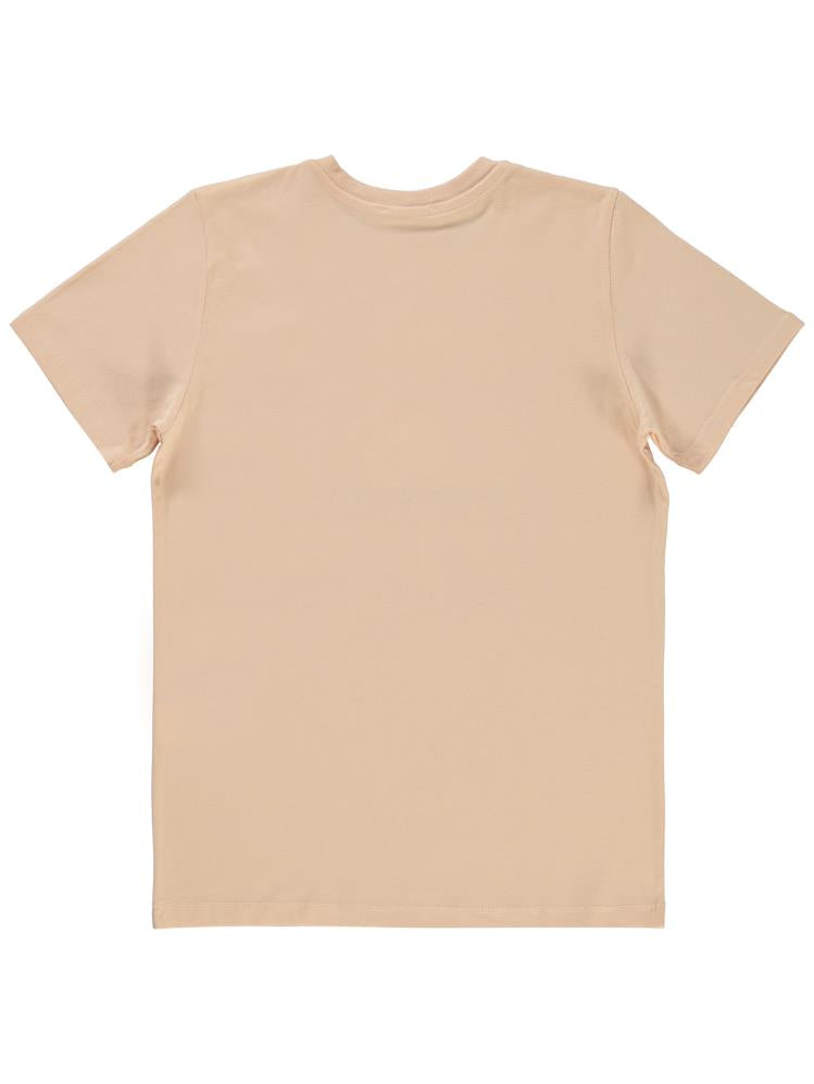 Civil Boys Calıfornıa Ay Baskılı 10-13 Yaş Tişört - Pudra