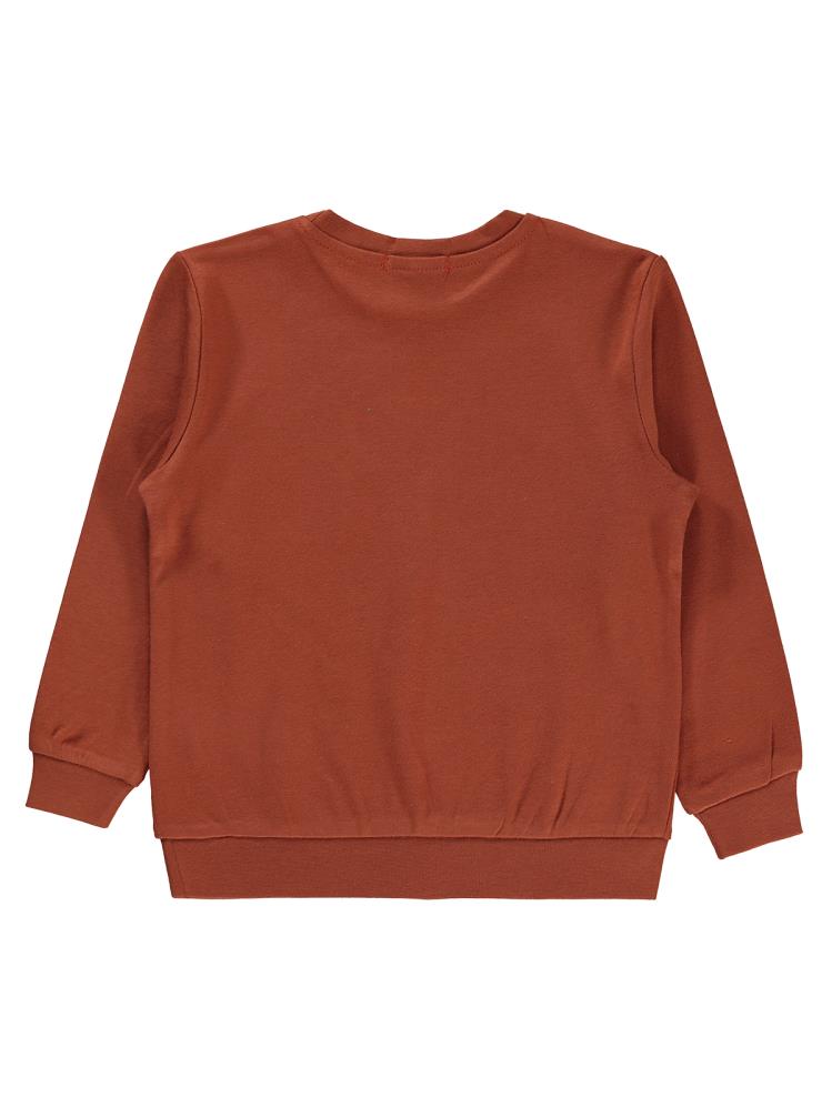 Civil Boys Ready Baskılı 2-5 Yaş Sweatshirt - Turuncu