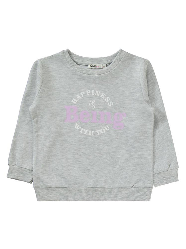 Civil Girls Basic 2'li 2-5 Yaş Eşofman Takımı - Gri