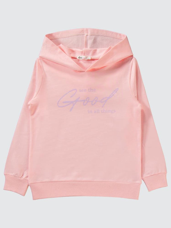 Civil Girls Basic 2'li 10-13 Yaş Eşofman Takımı - Pudra