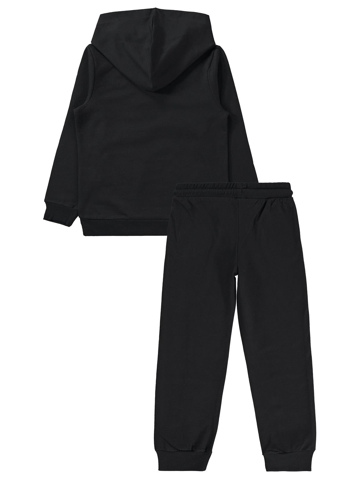Civil Boys Unisex Basic 10-13 Yaş Eşofman Takımı - Siyah