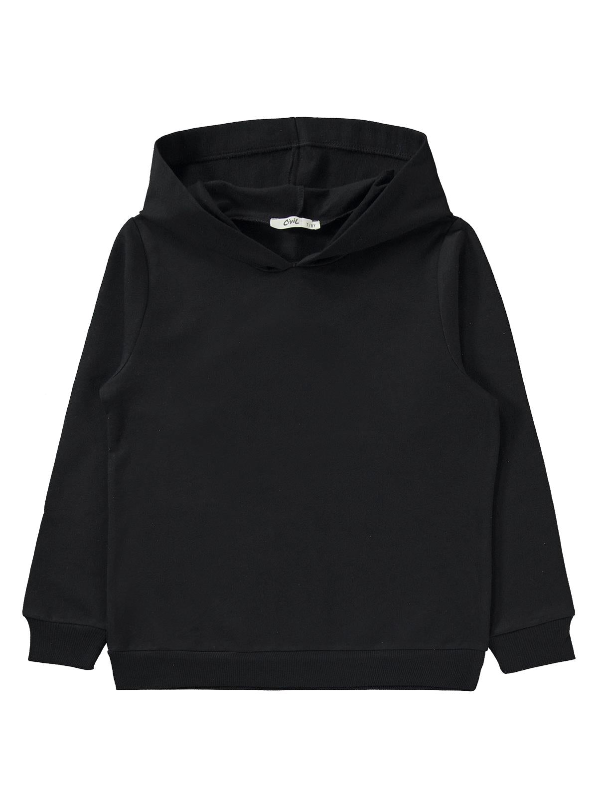 Civil Boys Unisex Basic 10-13 Yaş Eşofman Takımı - Siyah