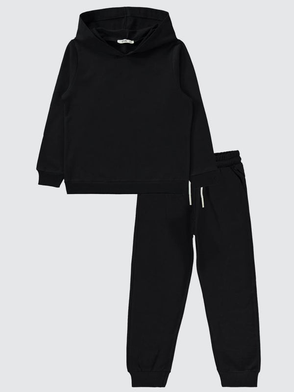 Civil Boys Unisex Basic 6-9 Yaş Eşofman Takımı - Siyah