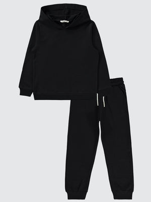 Civil Boys Unisex Basic 6-9 Yaş Eşofman Takımı - Siyah
