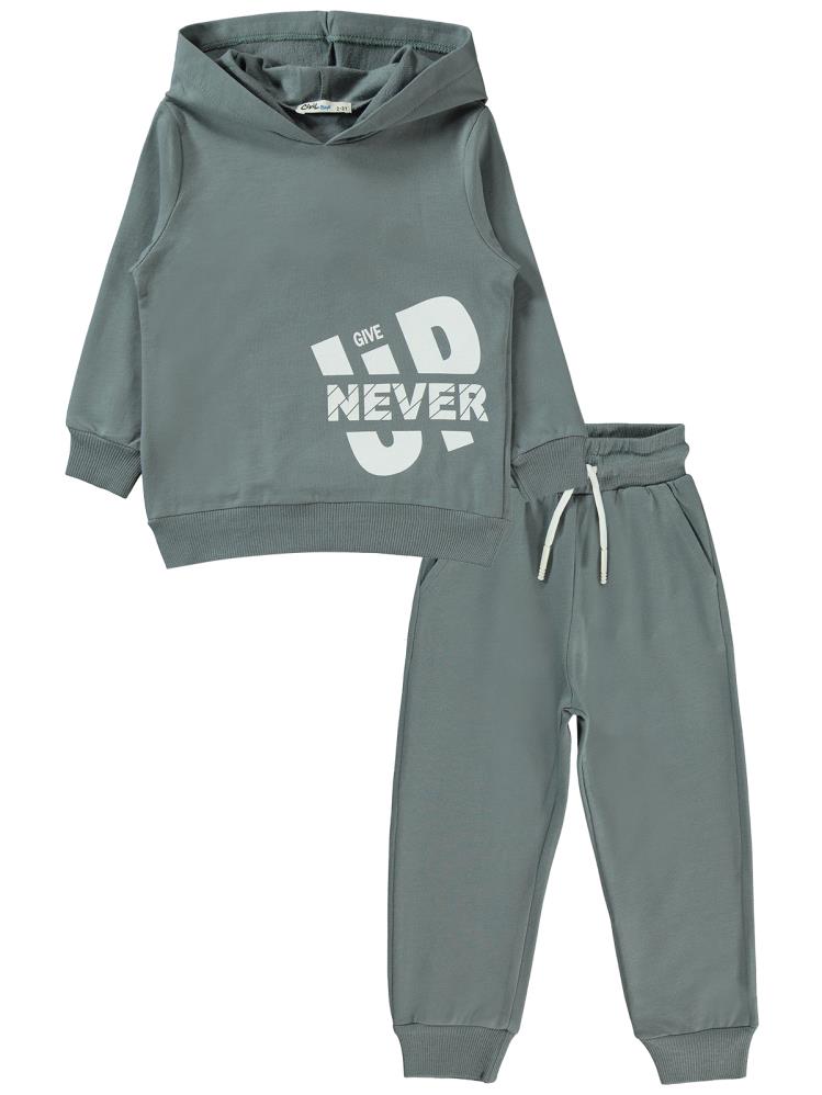 Civil Boys Basic 2'li 2-5 Yaş Eşofman Takımı - Gri