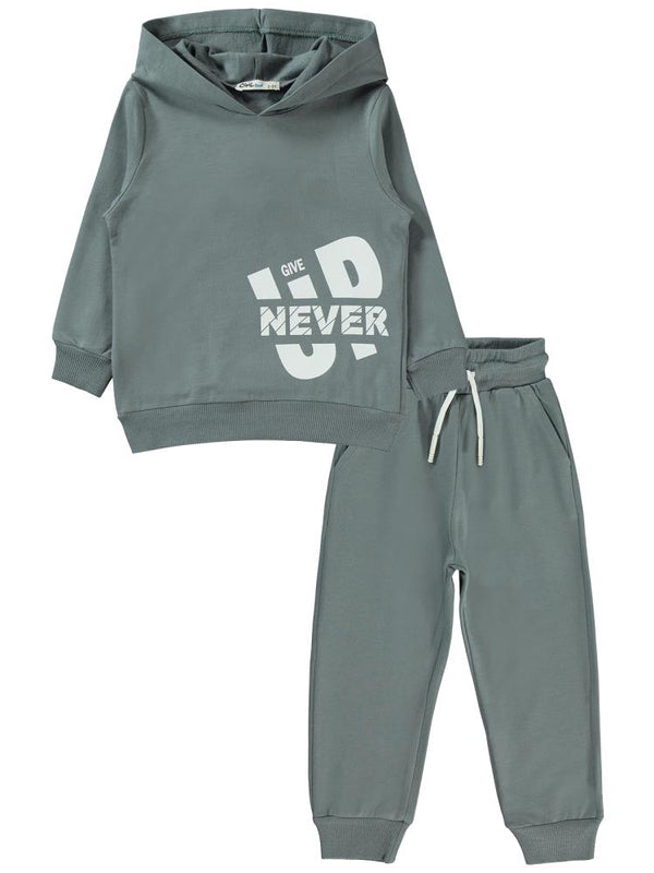 Civil Boys Basic 2'li 2-5 Yaş Eşofman Takımı - Gri