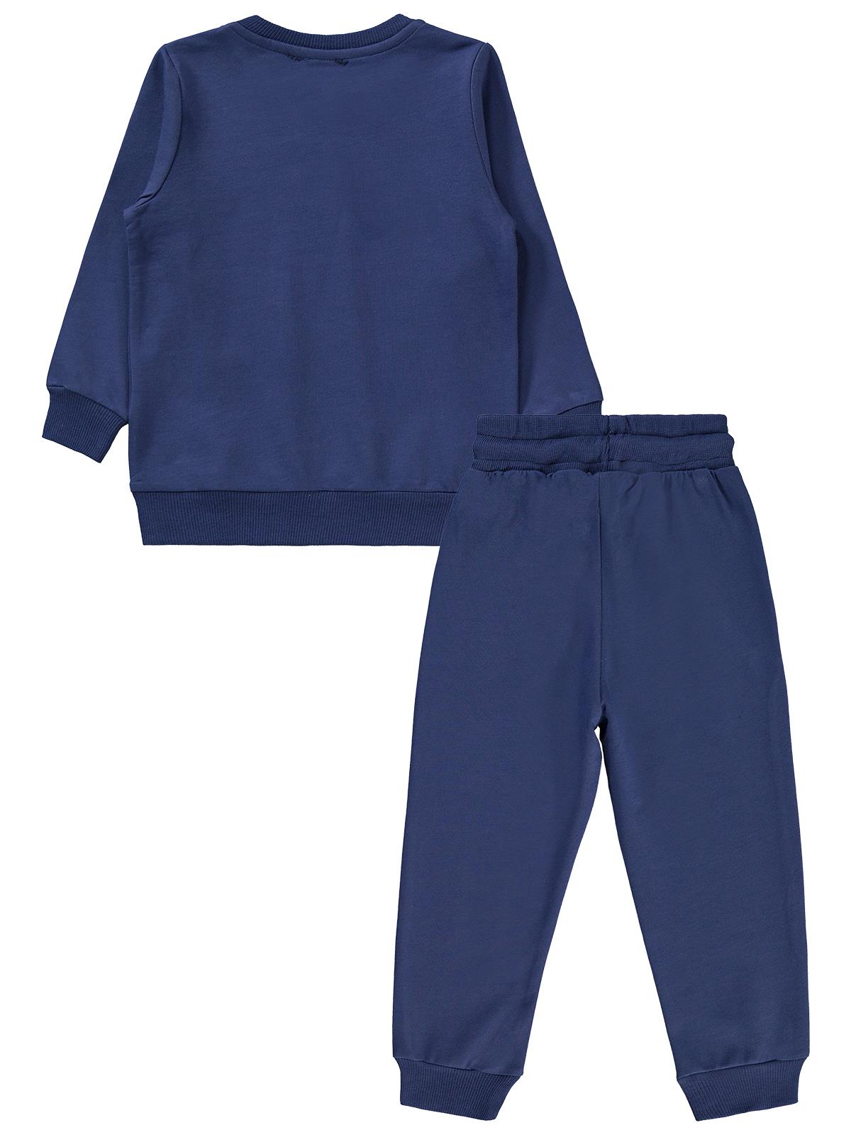 Civil Boys Basic 2'li 2-5 Yaş Eşofman Takımı - Mavi