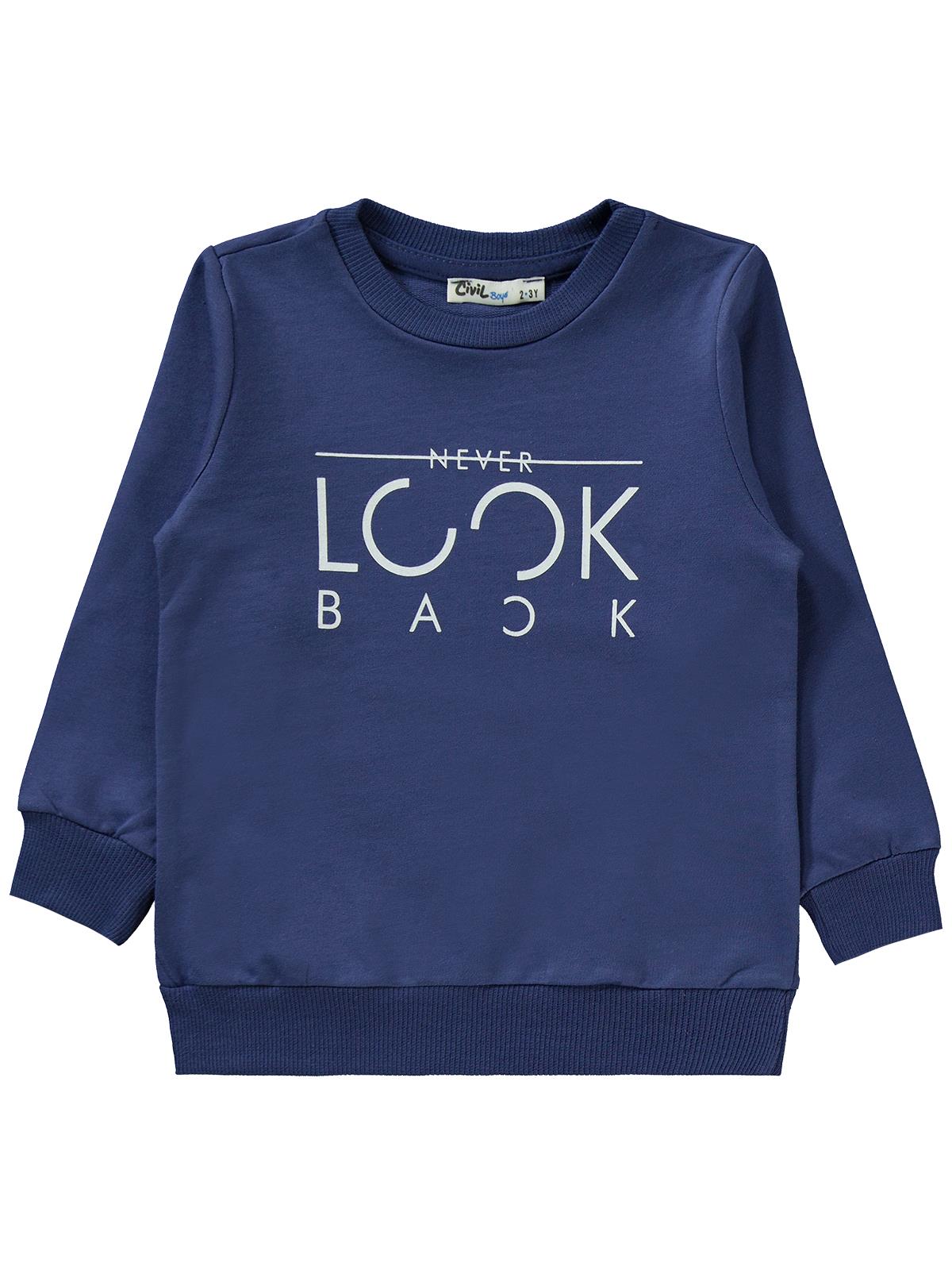 Civil Boys Basic 2'li 2-5 Yaş Eşofman Takımı - Mavi