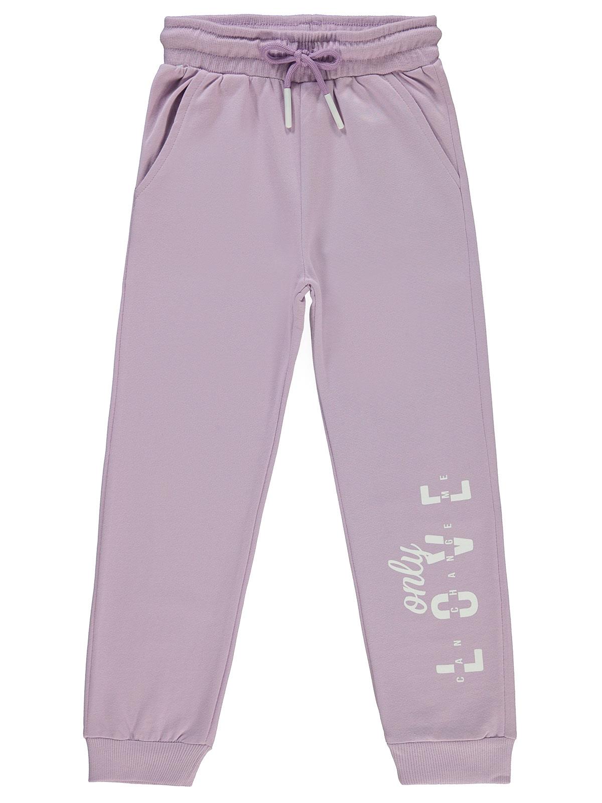 Civil Girls Basic 6-9 Yaş Eşofman Altı - Lila