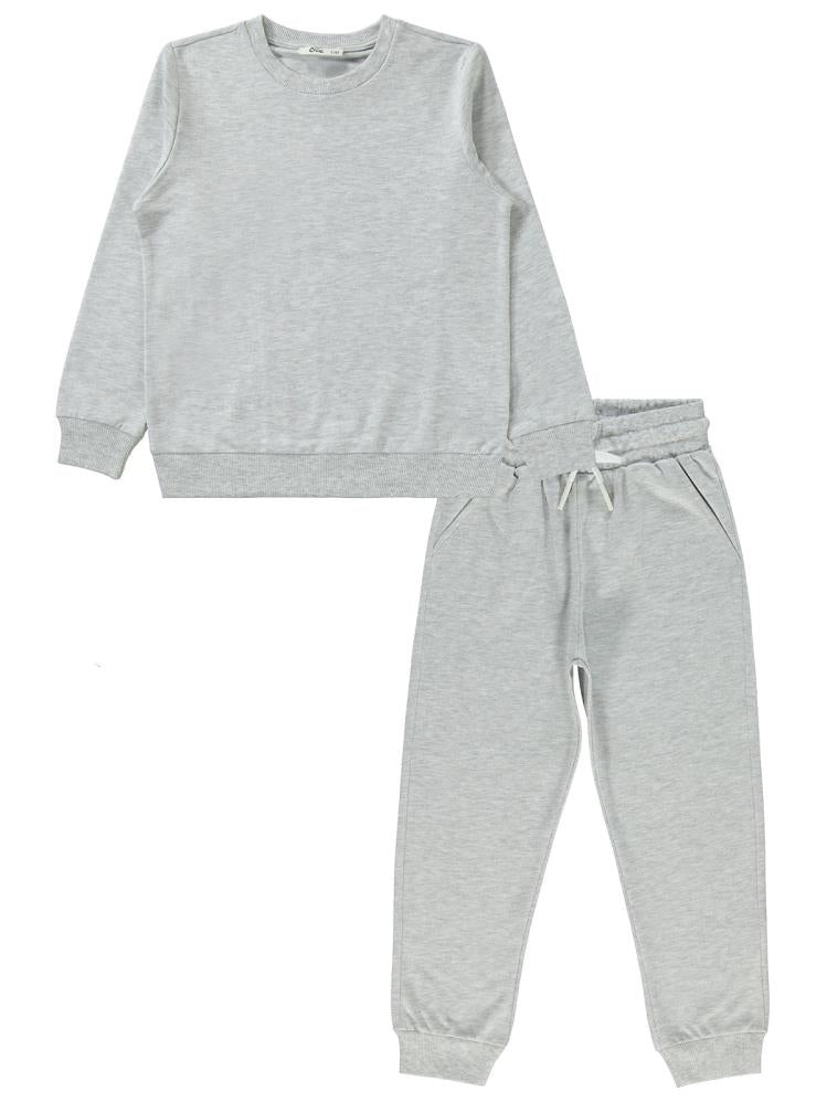 Civil Boys Unisex Basic 10-13 Yaş Eşofman Takımı - Gri