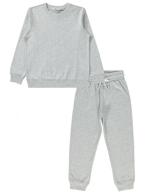 Civil Boys Unisex Basic 10-13 Yaş Eşofman Takımı - Gri