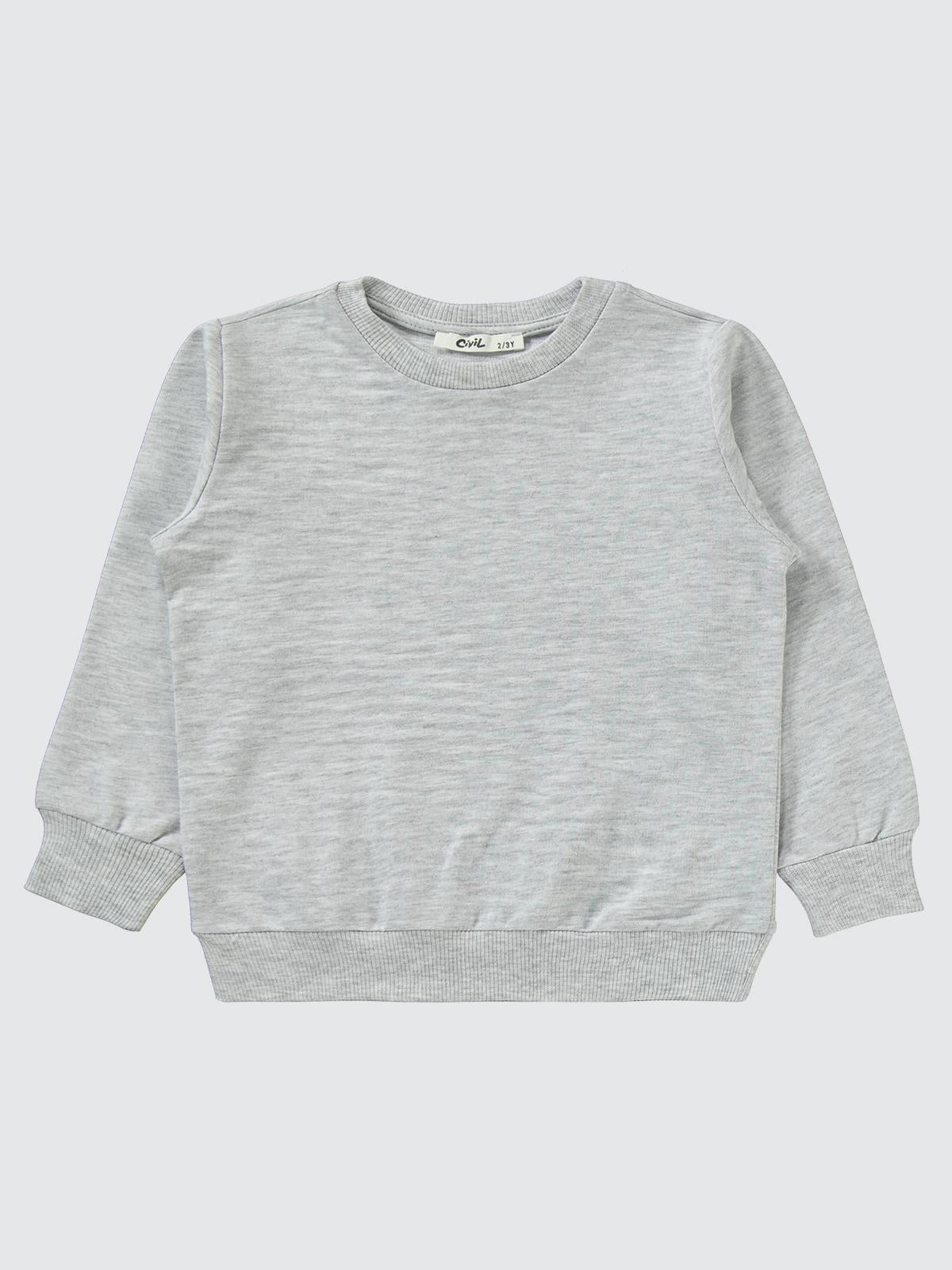Civil Boys Unisex Basic 2-5 Yaş Eşofman Takımı - Gri