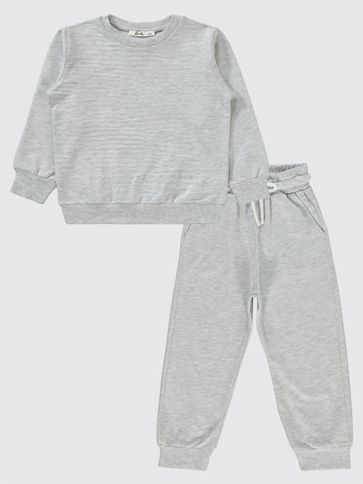 Civil Boys Unisex Basic 2-5 Yaş Eşofman Takımı - Gri