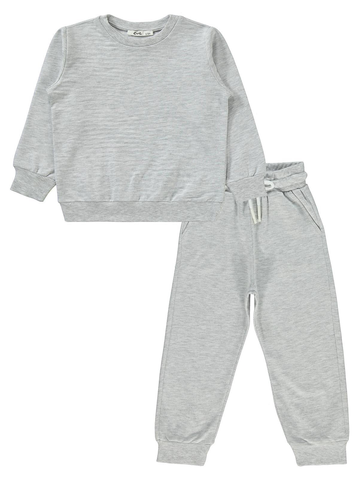 Civil Boys Unisex Basic 2-5 Yaş Eşofman Takımı - Gri