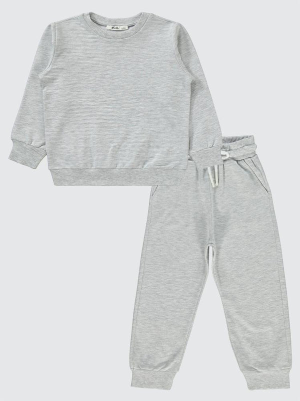 Civil Boys Unisex Basic 2-5 Yaş Eşofman Takımı - Gri