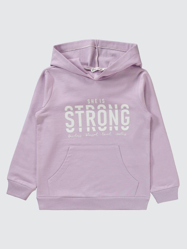 Civil Girls Basic 2'li 10-13 Yaş Eşofman Takımı - Lila