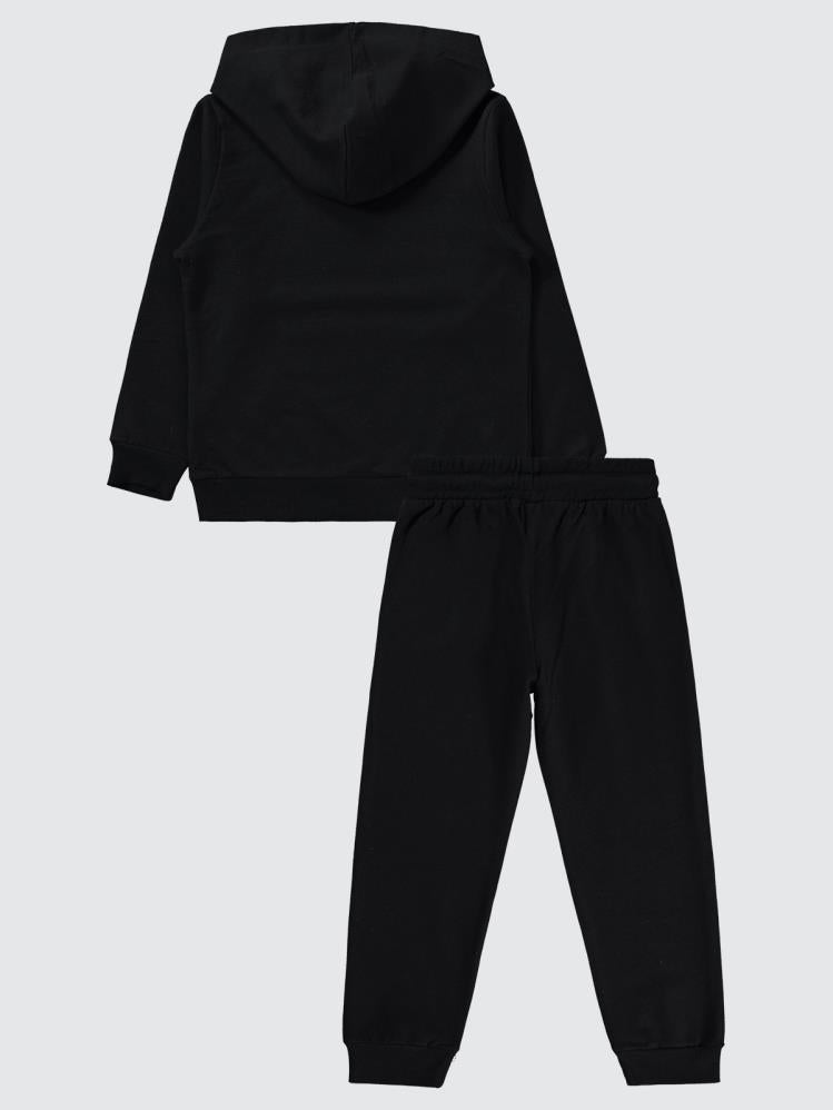 Civil Boys Basic 2'li 10-13 Yaş Eşofman Takımı - Siyah