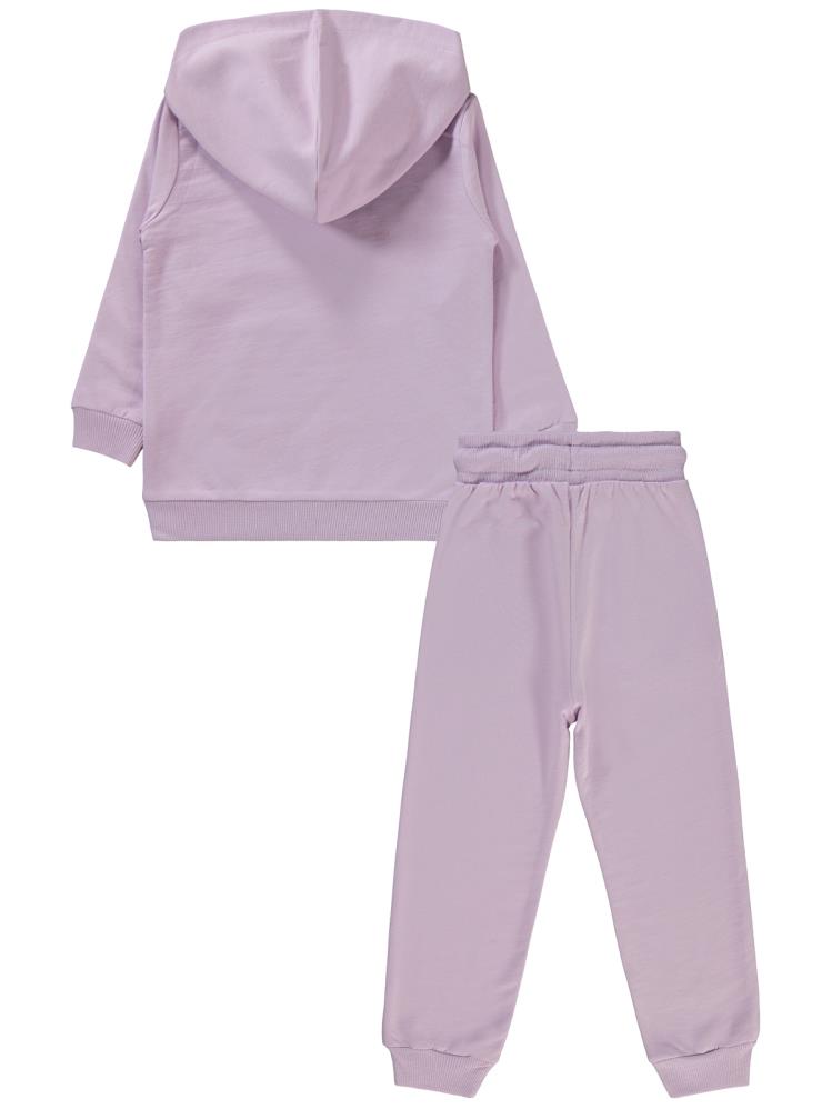 Civil Girls Basic 2'li 2-5 Yaş Eşofman Takımı - Lila