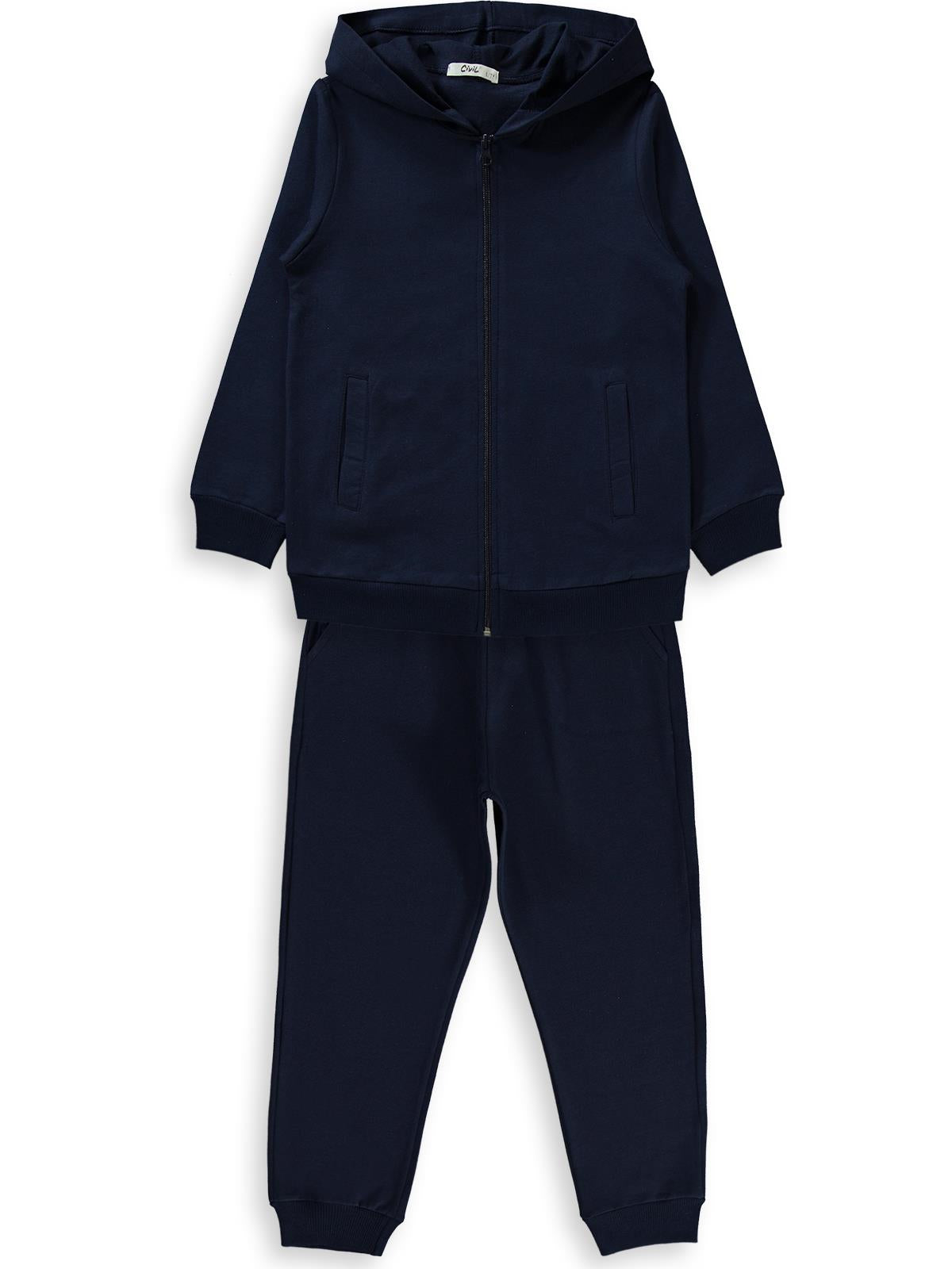Civil Boys Unisex Basic 10-13 Yaş Eşofman Takımı - Lacivert