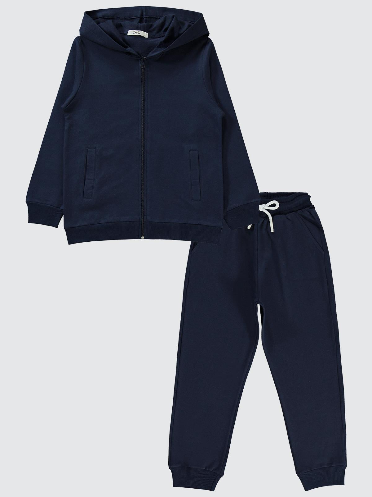 Civil Boys Erkek Çocuk Basic 6-9 Yaş Eşofman Takımı - Lacivert