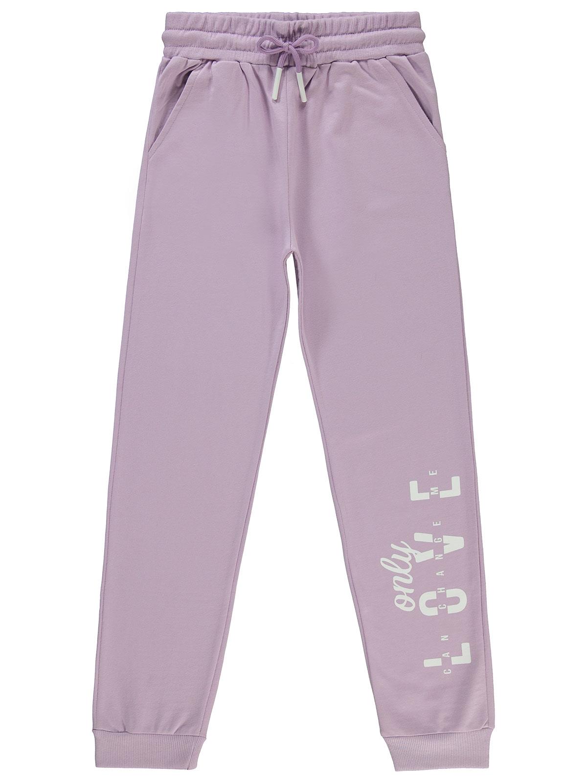 Civil Girls Basic 10-13 Yaş Eşofman Altı - Lila