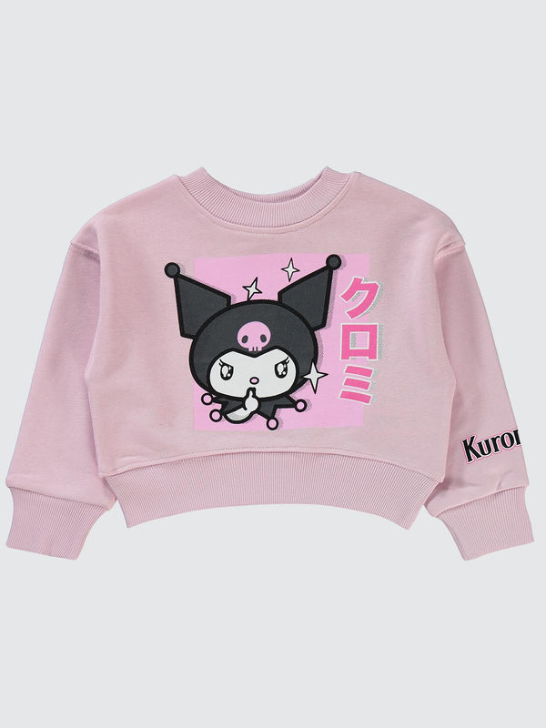 Kuromi 2-5 Yaş Sweatshirt - Lila