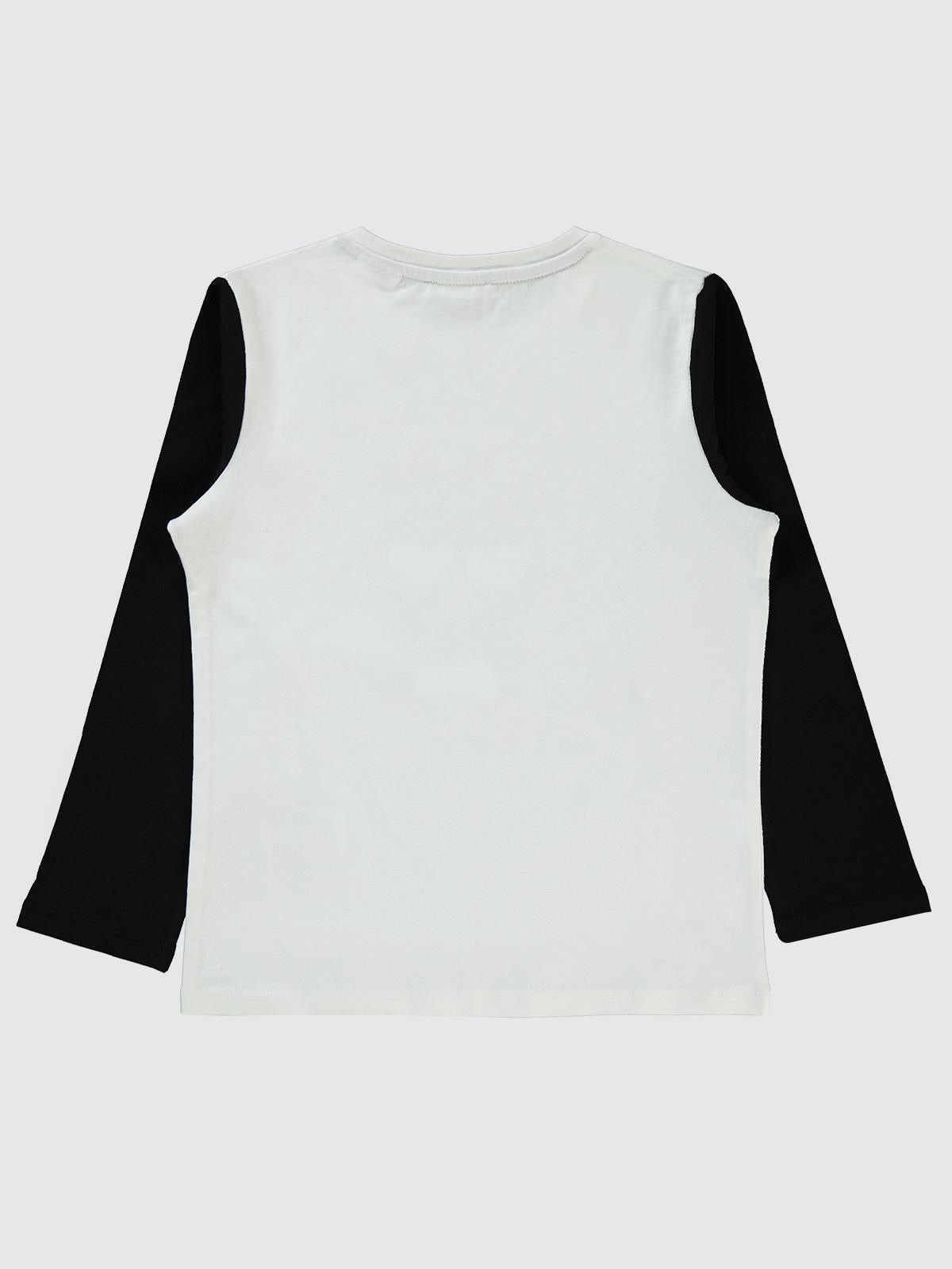 Hello Kitty Bad Badtz Maru 6-9 Yaş Sweatshirt - Ekru