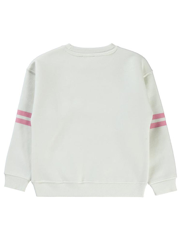 Civil Girls Miami 6-9 Yaş Sweatshirt - Beyaz