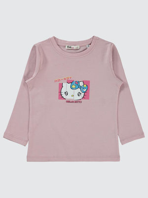 Civil Girls Sanrio Hello Kitty 2-5 Yaş Sweatshirt - Pembe