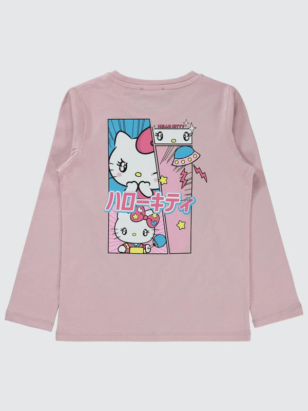 Civil Girls Sanrio Hello Kitty 6-9 Yaş Sweatshirt - Pembe