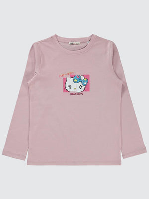 Civil Girls Sanrio Hello Kitty 6-9 Yaş Sweatshirt - Pembe