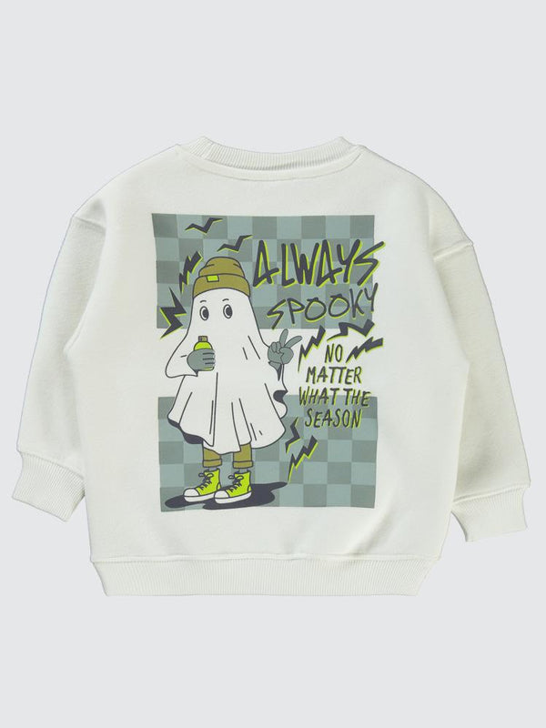 Civil Boys Dama Sweat 2-5 Yaş Sweatshirt - Beyaz