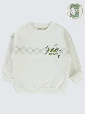 Civil Boys Dama Sweat 2-5 Yaş Sweatshirt - Beyaz
