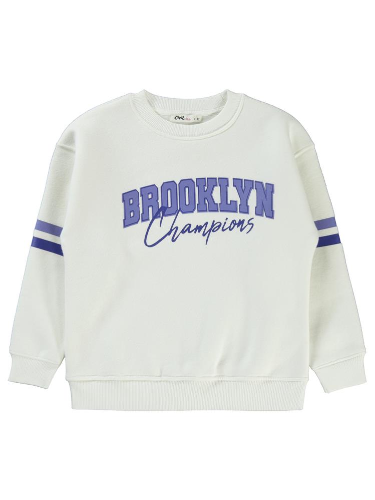 Civil Girls Brooklyn 6-9 Yaş Sweatshirt - Beyaz