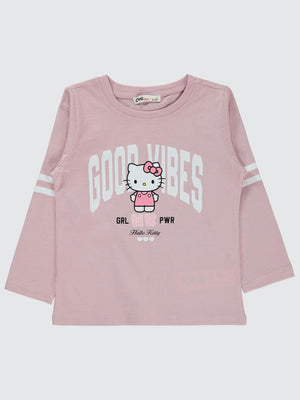 Civil Girls Sanrio Hello Kitty 2-5 Yaş Sweatshirt - Pembe