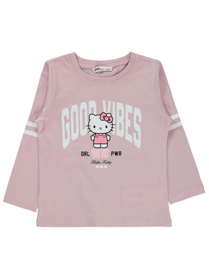 Civil Girls Sanrio Hello Kitty 2-5 Yaş Sweatshirt - Pembe