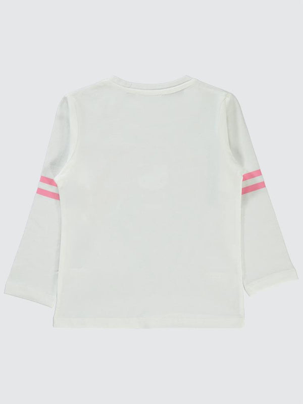 Civil Girls Sanrio Hello Kitty 2-5 Yaş Sweatshirt - Ekru